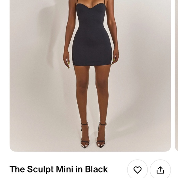 Mars the Label – The Sculpt Mini Dress (Black) - Picture 1 of 2
